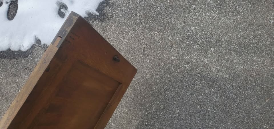 Vintage Ash Dresser / Bedside Table / Dry Sink - photo 2