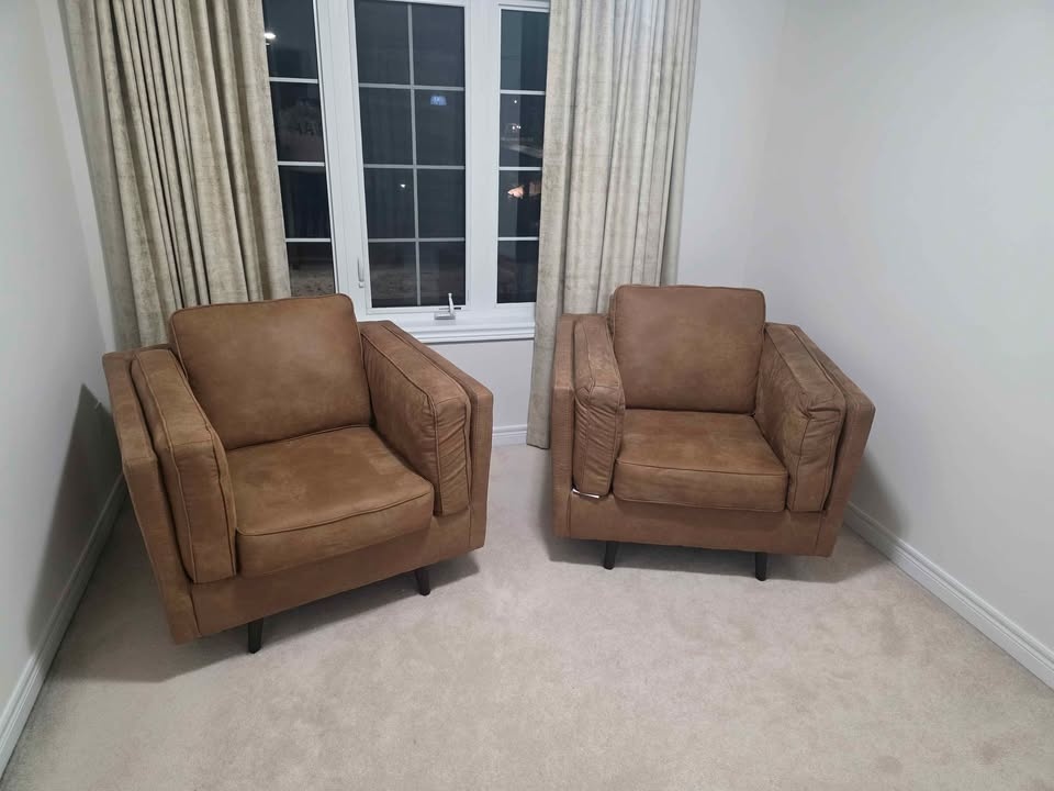 3+2 Leather Sofa Set - photo 2