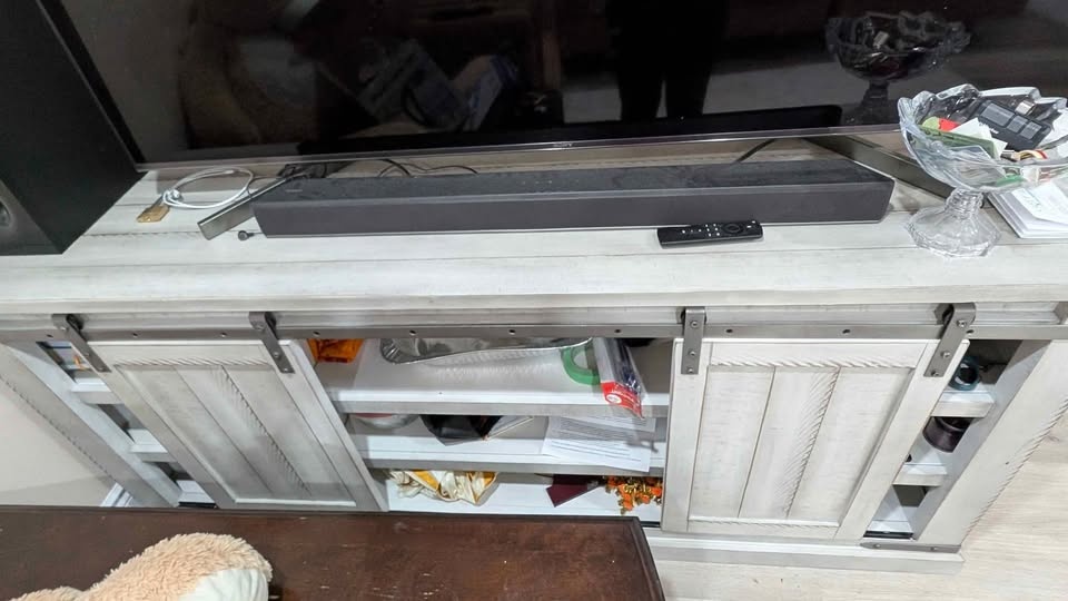 TV Cabinet with Sliding Barn Doors - photo 5