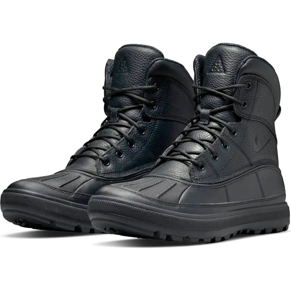 Men's Nike ACG Woodside II Duck Boots US 10.5 Triple Black