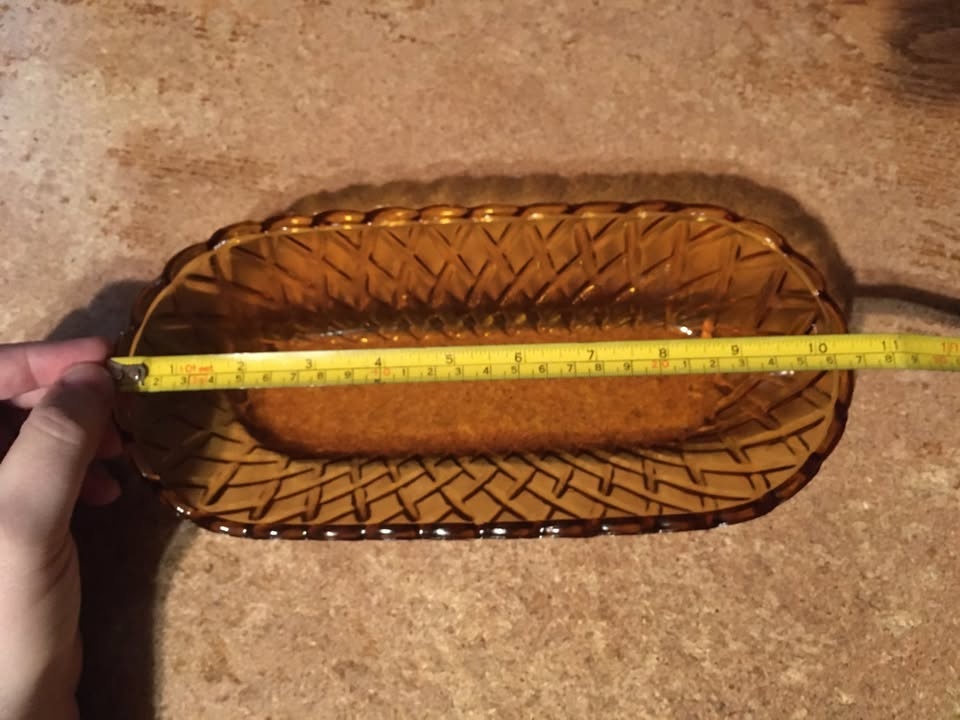 Vintage Amber Indiana Glass Relish Dish MCM - photo 4