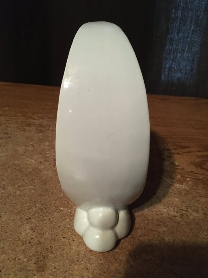 VINTAGE FITZ & FLOYD WHITE CERAMIC MOON TEA LIGHT HOLDER JAPAN - photo 5