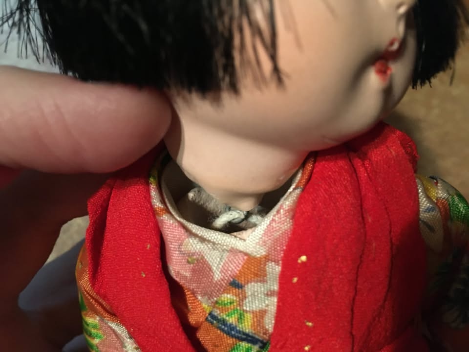 VINTAGE GOFUN ICHIMATSU JAPAN JOINTED BABY GIRL DOLL - photo 4