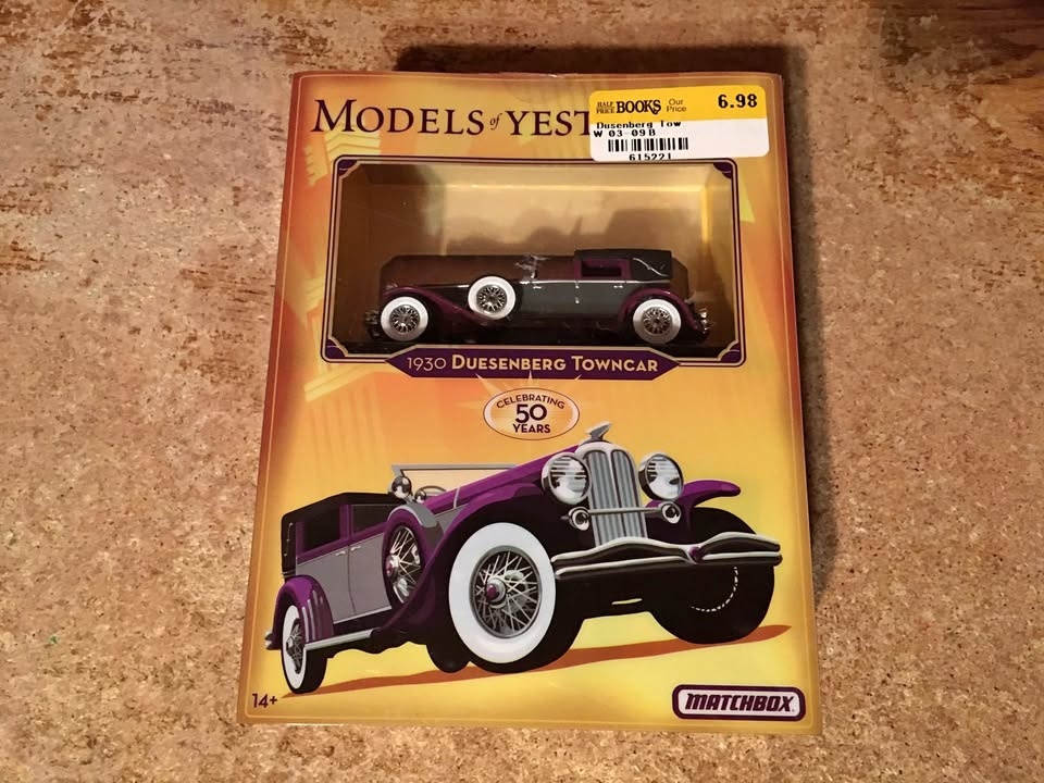 MATCHBOX MODELS OF YESTERYEAR 1930 DUESENBERGTOWNCAR NEW