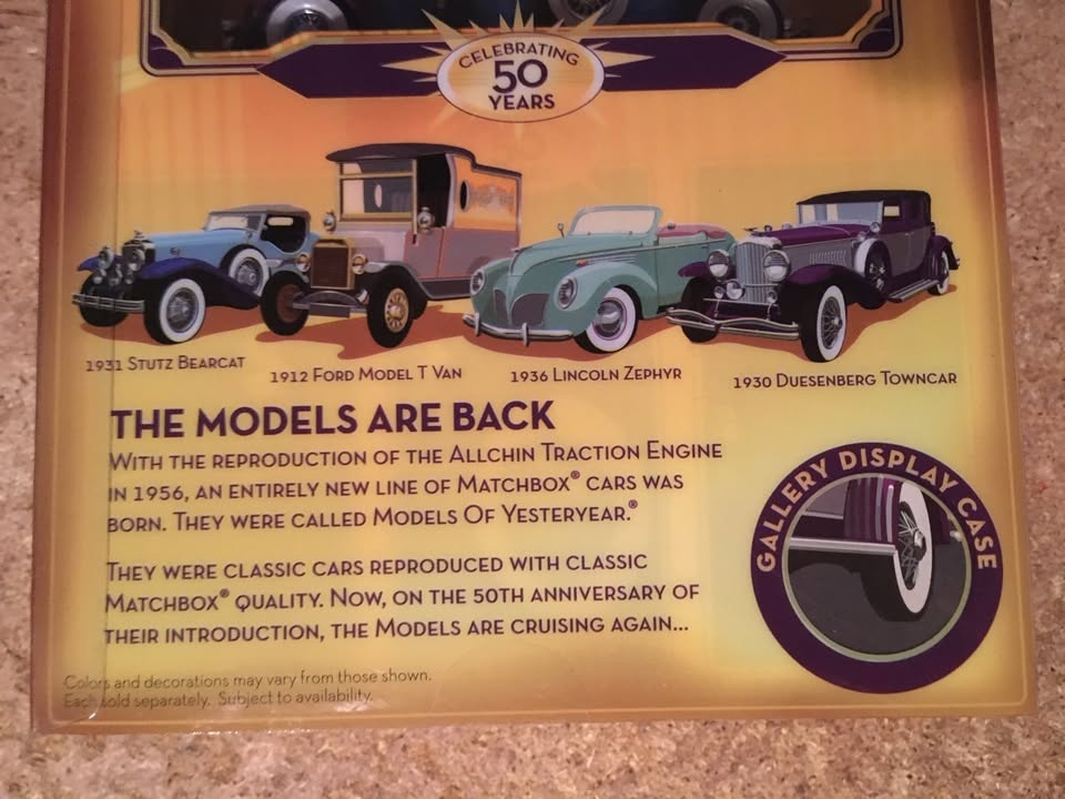 MATCHBOX MODELS OF YESTERYEAR 1930 DUESENBERGTOWNCAR NEW - photo 4