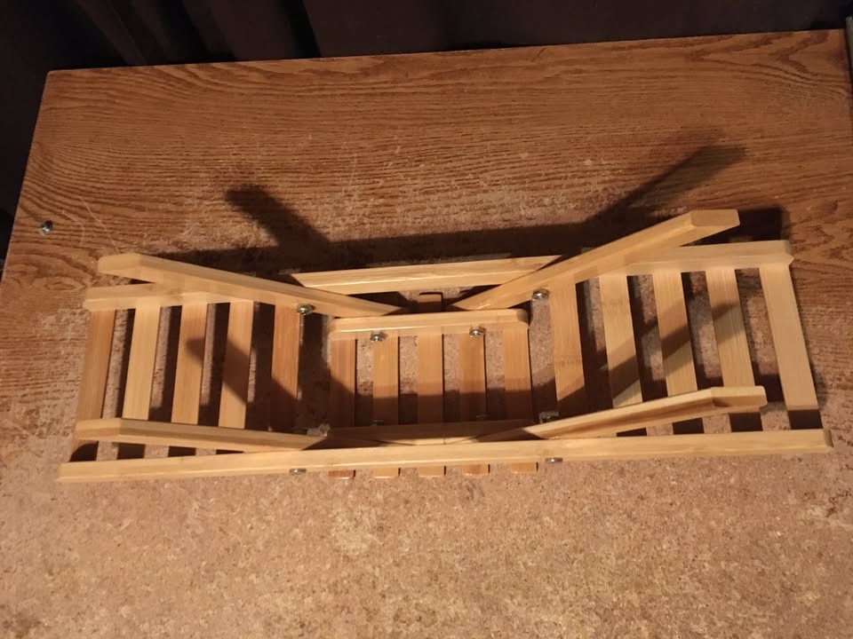 WOODEN THREE TIER PLANTER STAND SECTIONS - photo 2