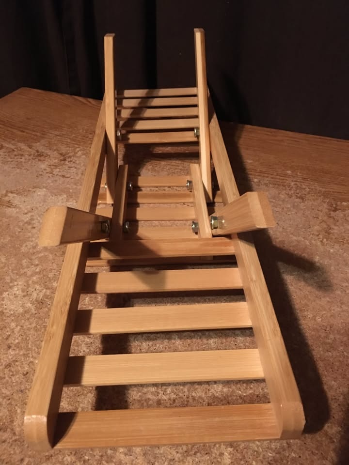 WOODEN THREE TIER PLANTER STAND SECTIONS - photo 4