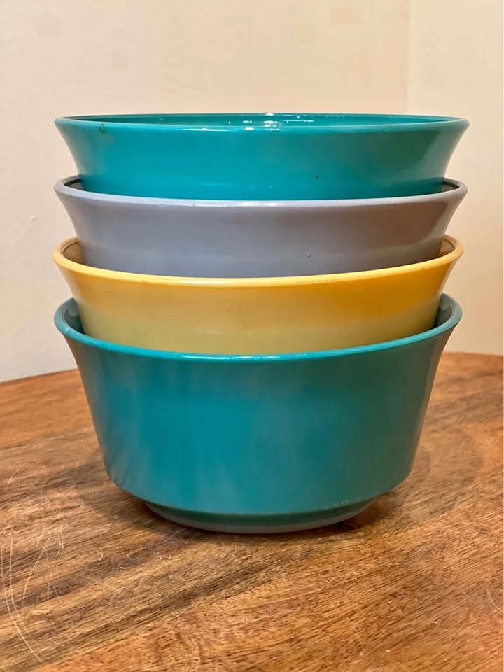 Hazel Atlas Ovide Sierra Glass Bowls 1950s