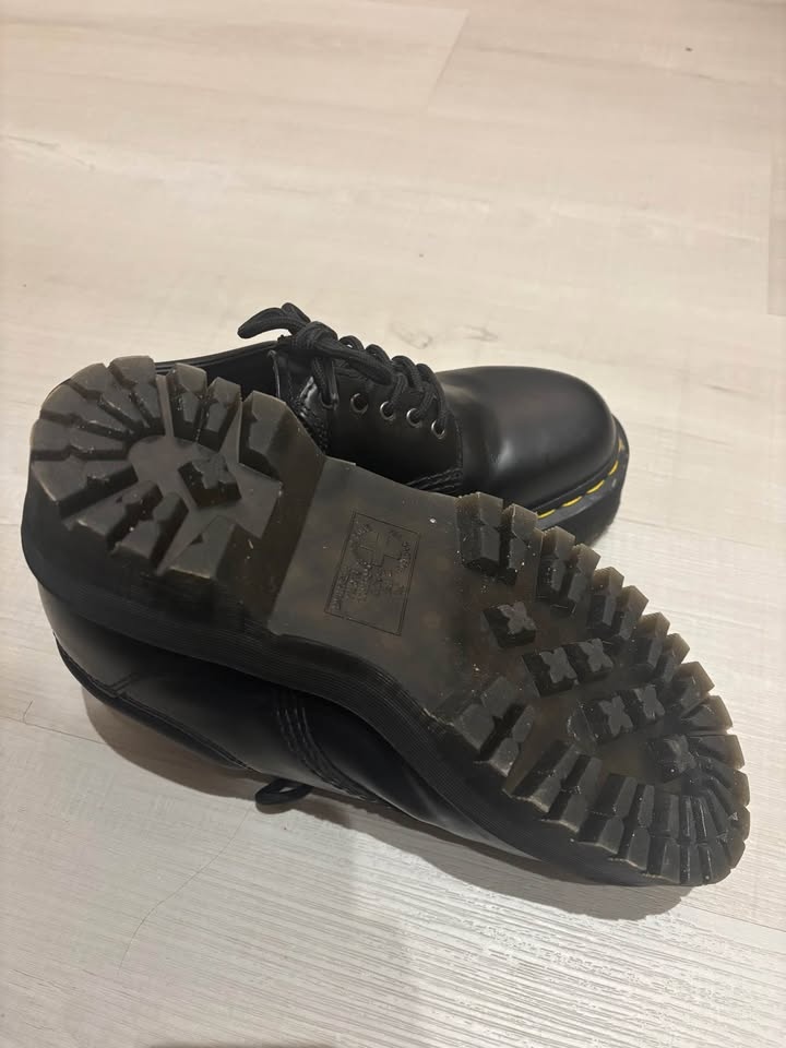 Dr. Martens Leather Platform Casual Shoes - photo 3