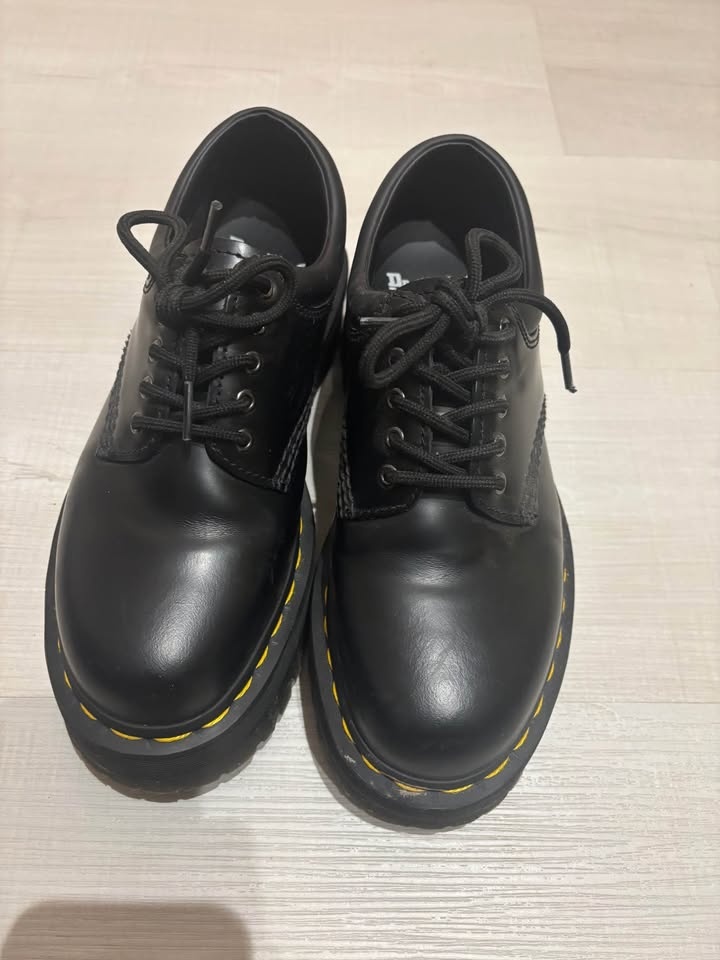 Dr. Martens Leather Platform Casual Shoes - photo 4