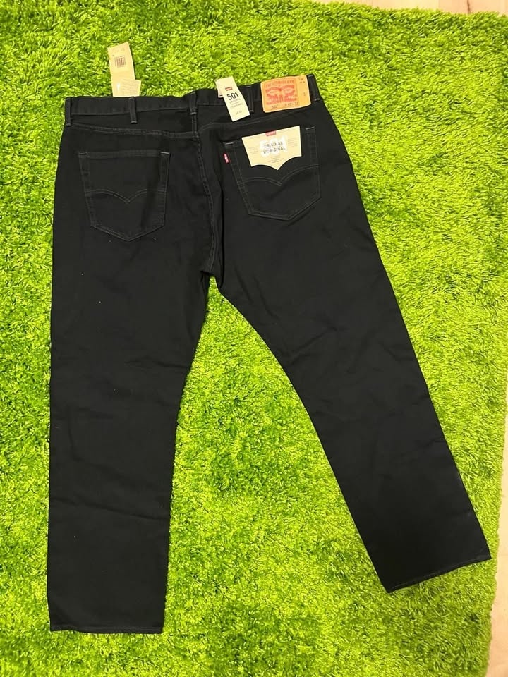Levi's Men's 501 Original Fit Jeans - Black - 42W x 32L - photo 2