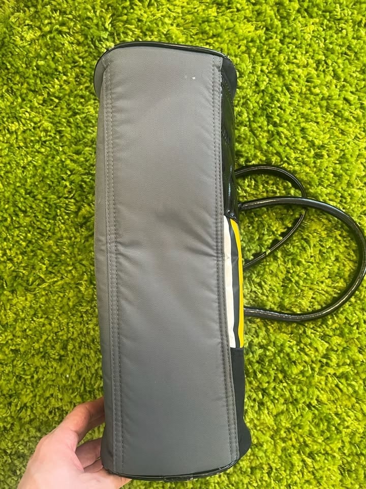 Vintage Puma Y2K Grey and Black Sporty Bowling Shoulder Bag - photo 4