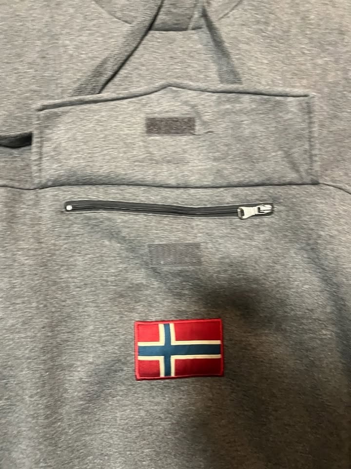 Napapijri Burgee Winter Anorak Hoodie - Grey Melange - Medium - photo 3