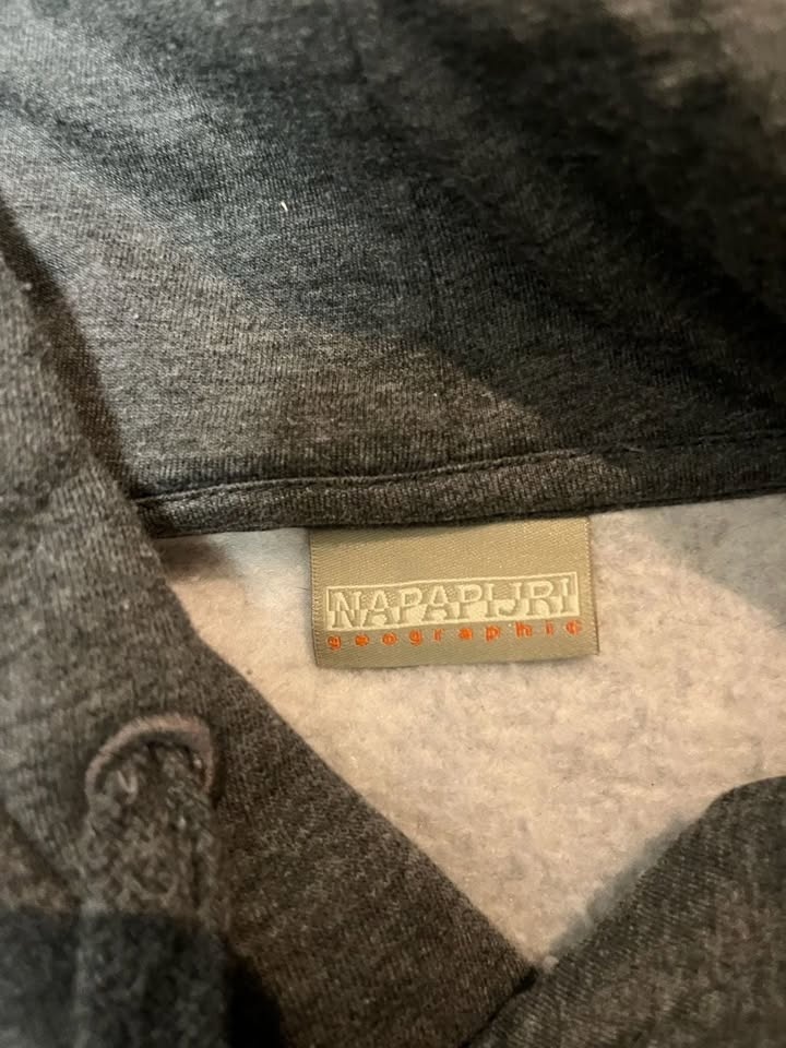 Napapijri Burgee Winter Anorak Hoodie - Grey Melange - Medium - photo 4