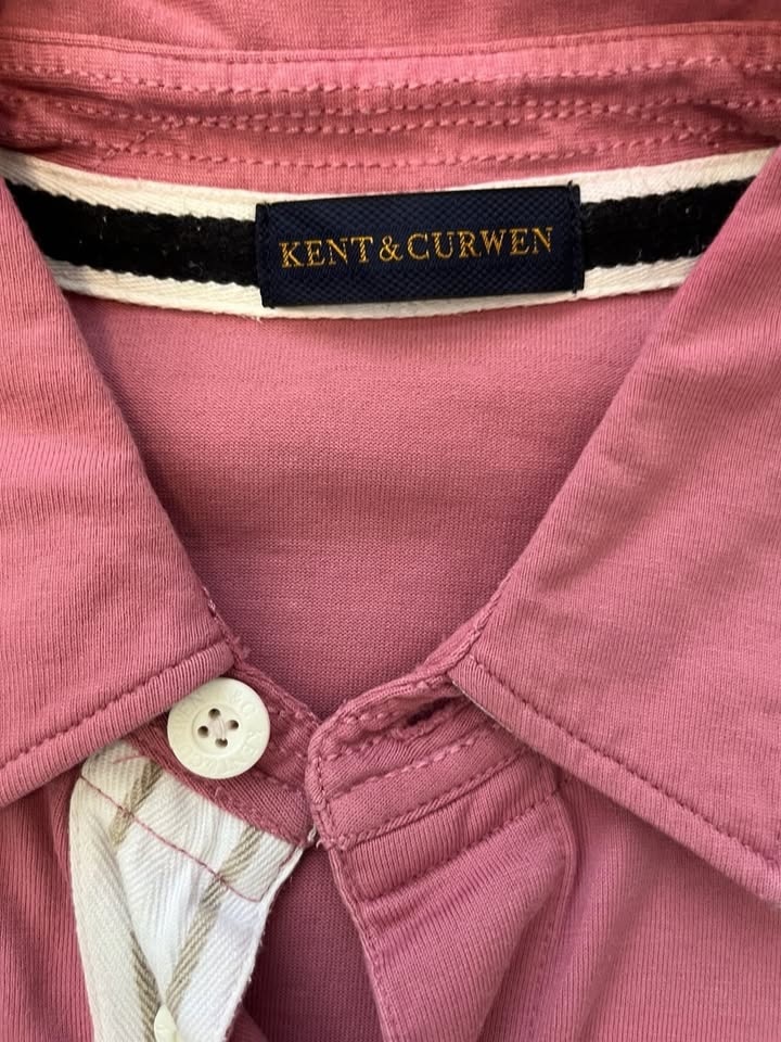 Kent & Curwen Pink Rugby Polo Shirt - photo 3