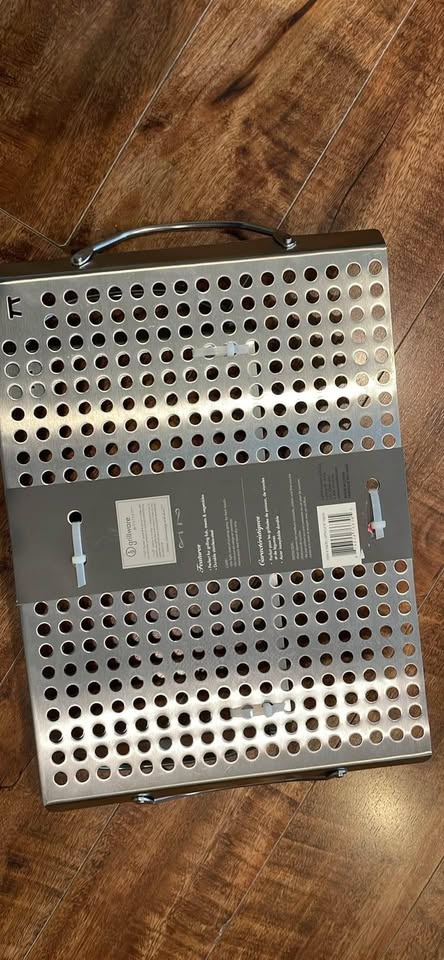 New Outset Grill Tray, Stainless Steel, Set of 2, 11" x 17" and - photo 4