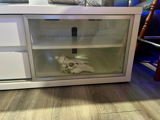 BRAND NEW Ashley Furniture "Honolulu" 47" TV Stand - Modern Whit - photo 2
