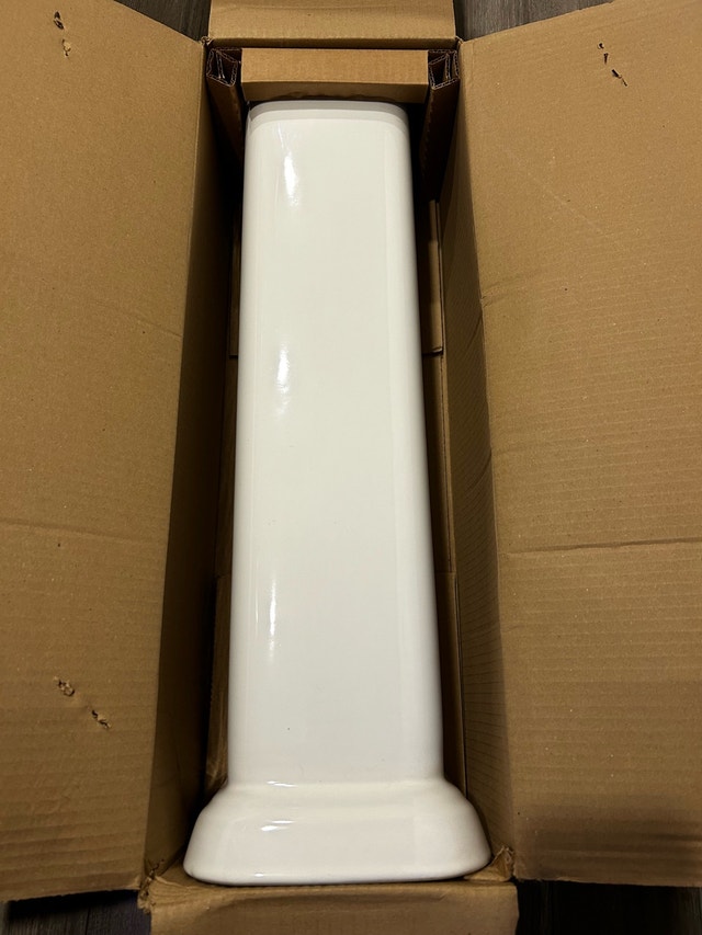 Novara Pedestal Sink Leg - White (Part 63-3158) - photo 2