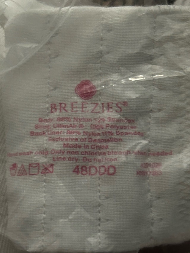 Breezies Bra 48DDD - photo 2