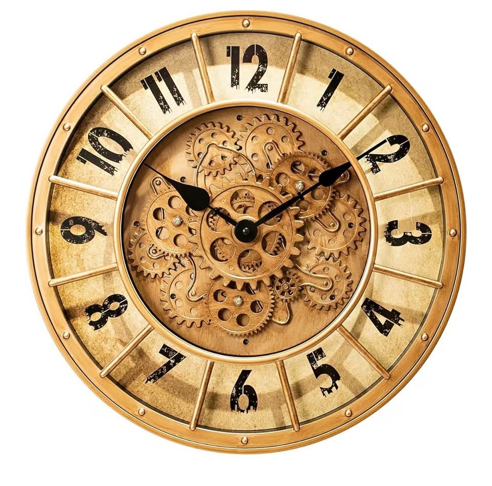 18 inch Large Gear Clock
