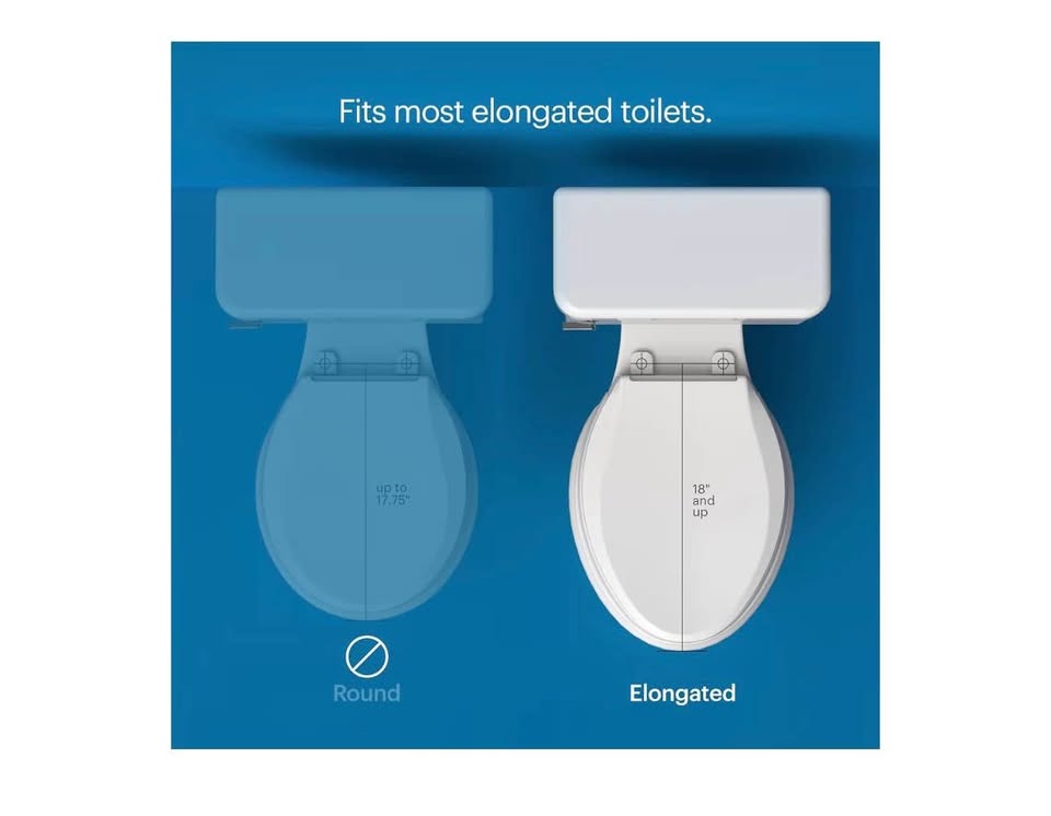 Heated Nightlight Elongated Toilet Seat - photo 2