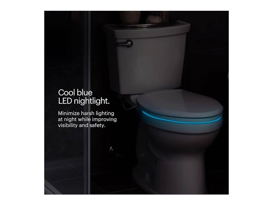 Heated Nightlight Elongated Toilet Seat - photo 4
