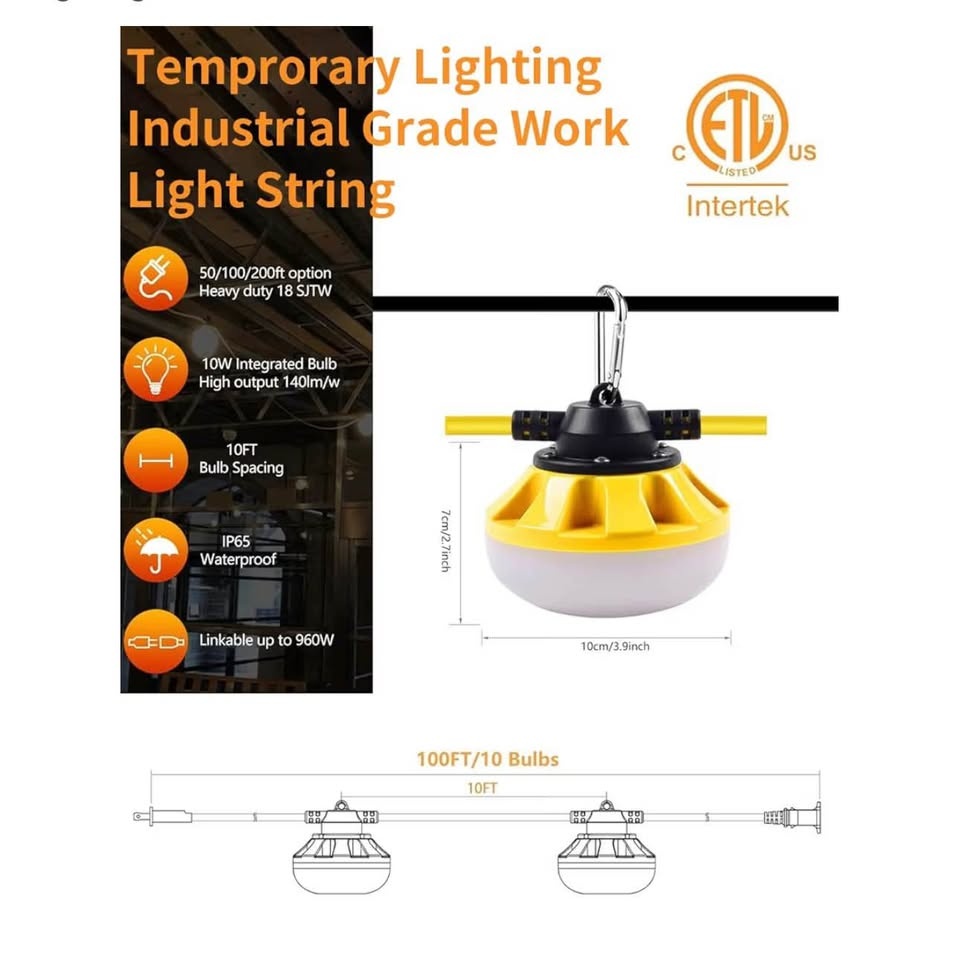 Construction String Lights - photo 3