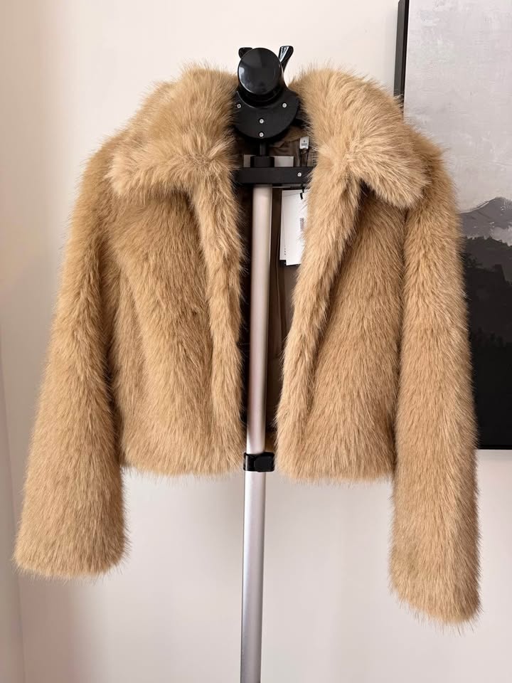 Aritzia Chamonix Faux Fur Coat Size S NWT