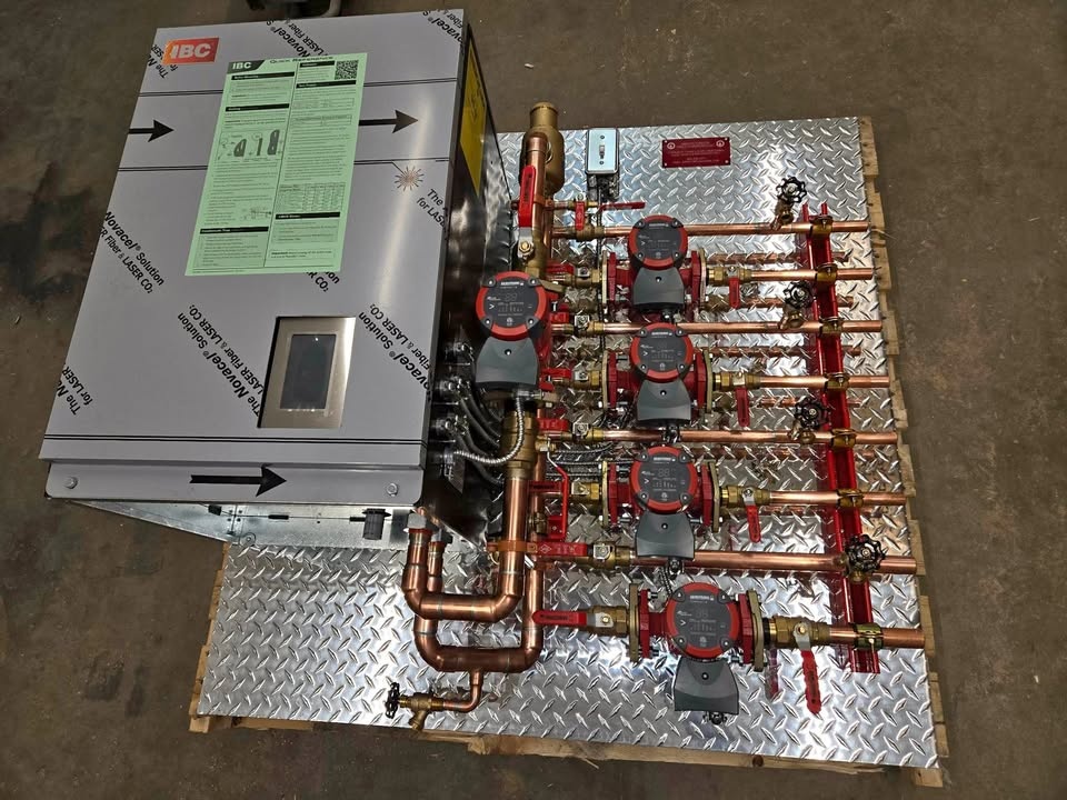 Hydronic Heating Panel - IBC VX 110/150/199 + Armstrong Pumps