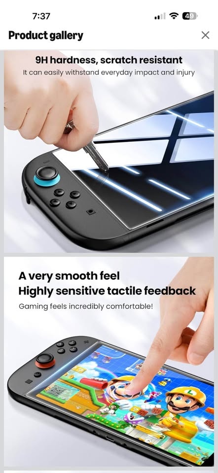 2-Pack Screen Protector for Nintendo Switch 2 (2025) - photo 5