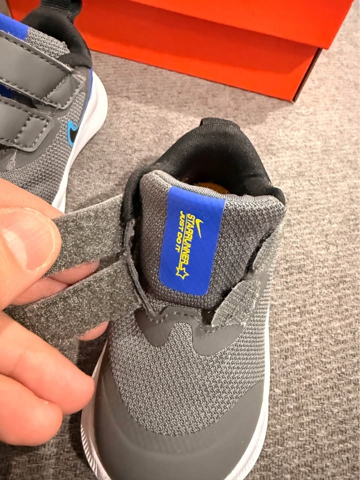 Nike Star Runner 3 Toddler Sneakers - Iron Grey/Black/Blue - photo 5