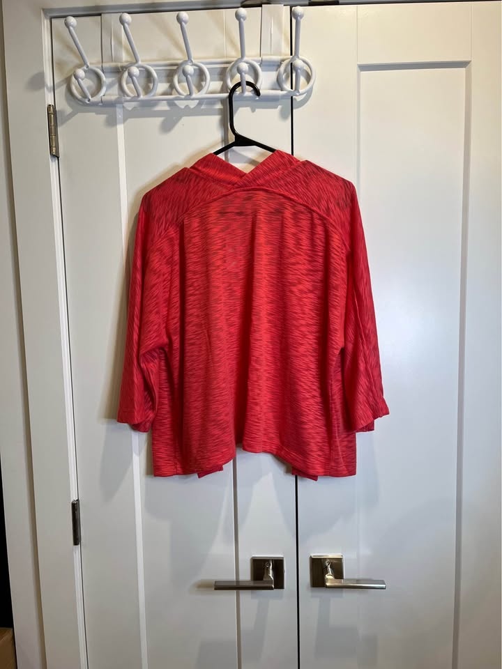 REITMAN’S Coral Open-Front Cardigan NWT - Size XL (fits like L) - photo 3