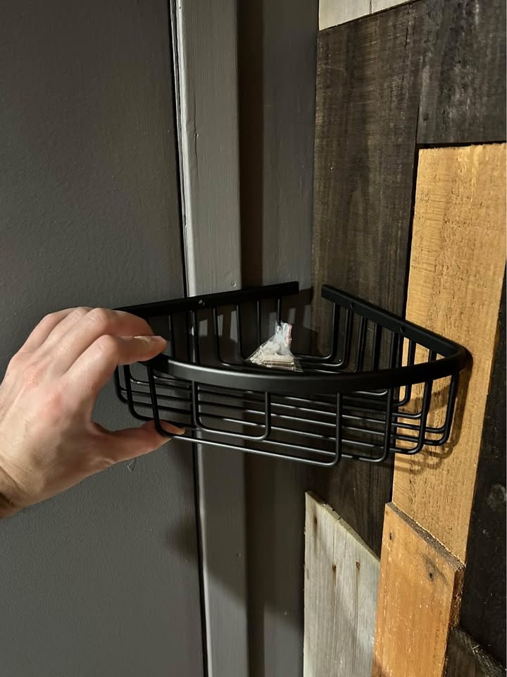Shower Shelf - 3 Pack, Matte Black - photo 2