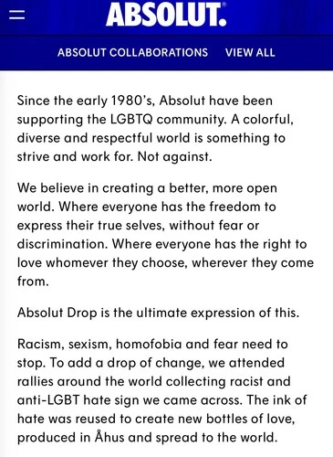 Absolut LOVE DROP Collectible Bottle 2018 (empty) 40 Oz - photo 5