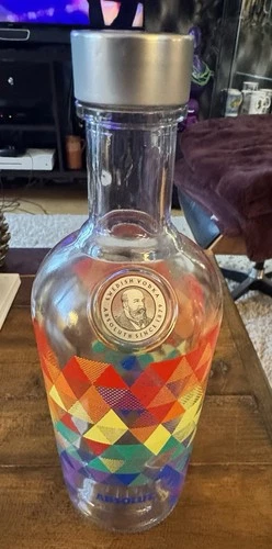 Absolut Mix PRIDE 40 Oz Bottle (Empty)