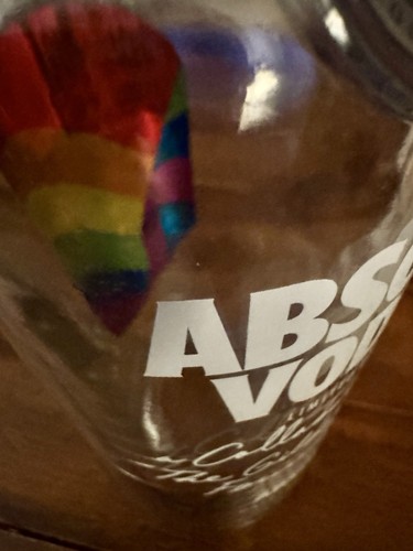 Absolut PRIDE Gilbert Baker 40 Oz Bottle (Empty) . - photo 3