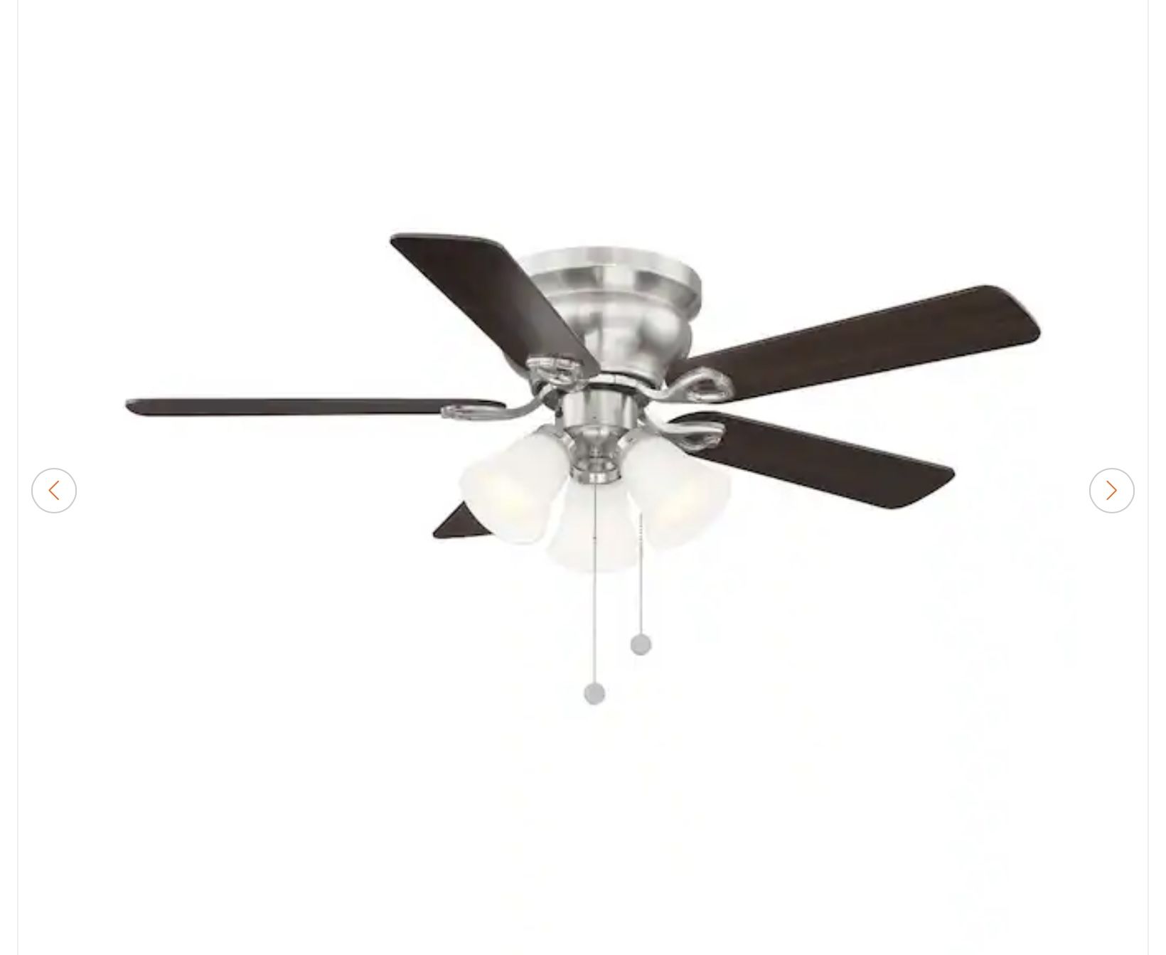 Hampton Bay Clarkston II 44" LED Ceiling Fan - New - photo 2