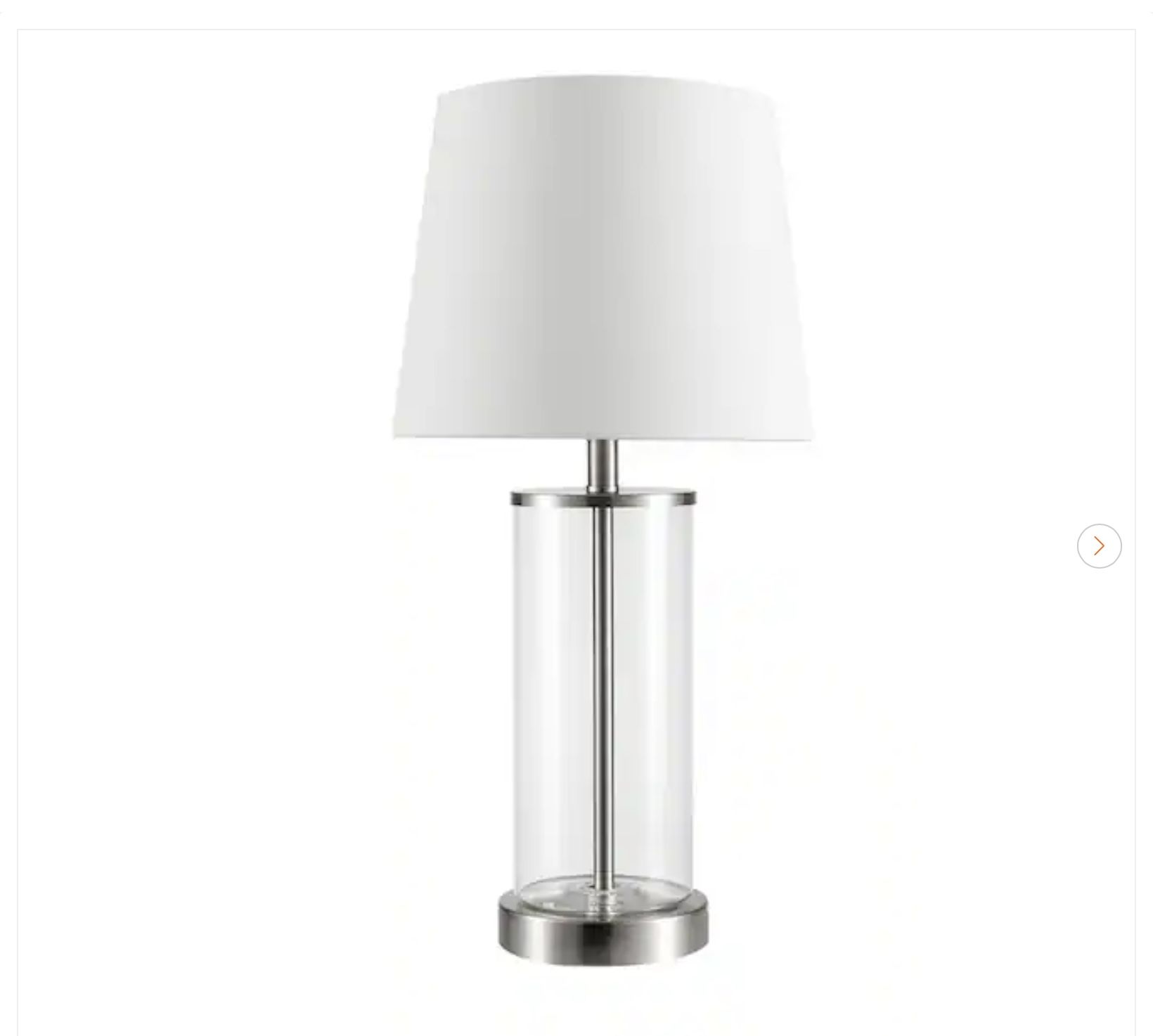 Set of 2 - Globe Electric Maya Glass Table Lamps