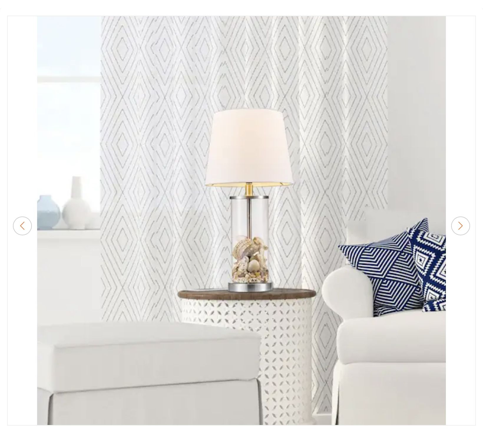 Set of 2 - Globe Electric Maya Glass Table Lamps - photo 3