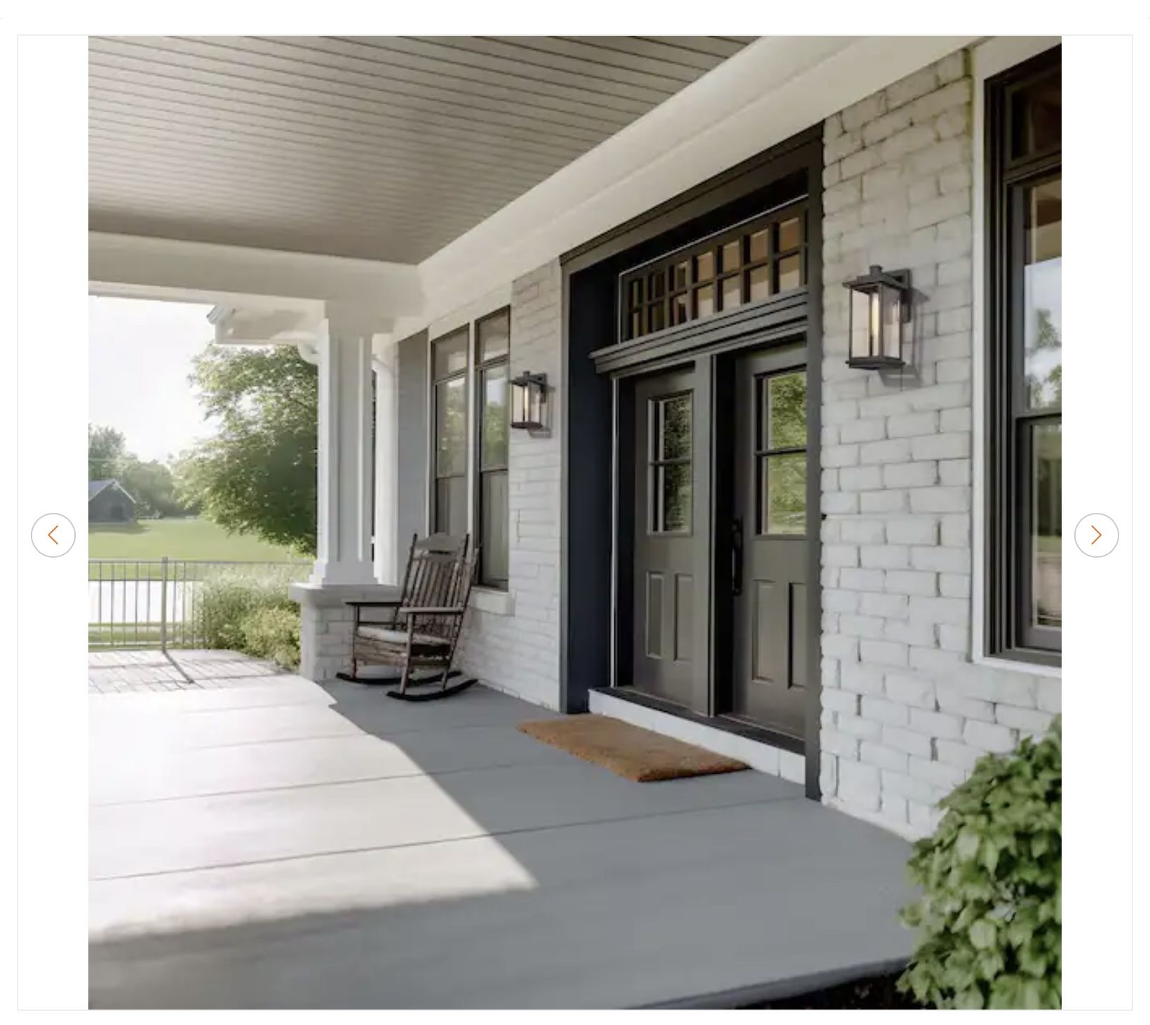 Modern Black Outdoor Wall Lantern - photo 3