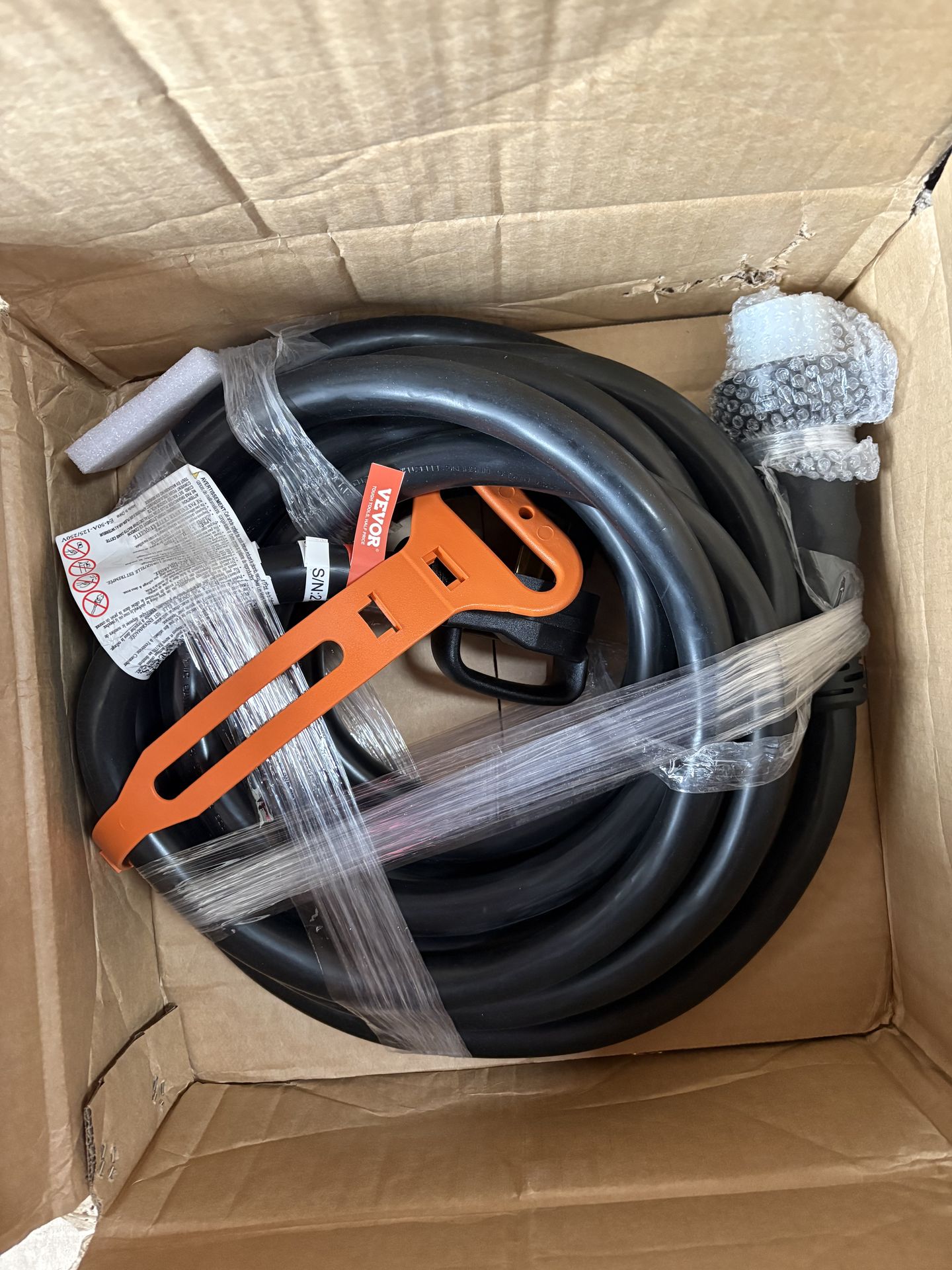VEVOR 30 ft. Generator Extension Cord 50 Amp 250-Volt