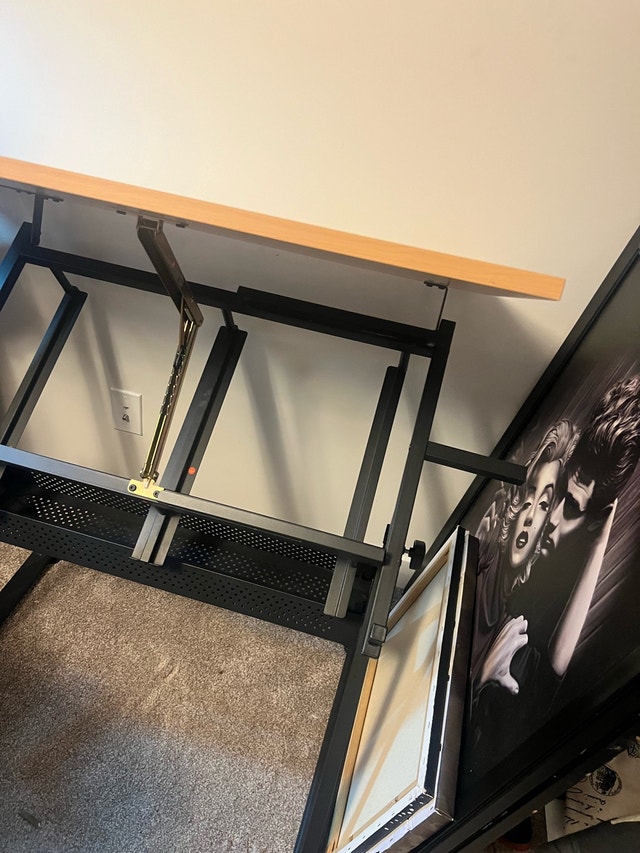 Ikea Drafting Table and Chair - photo 3