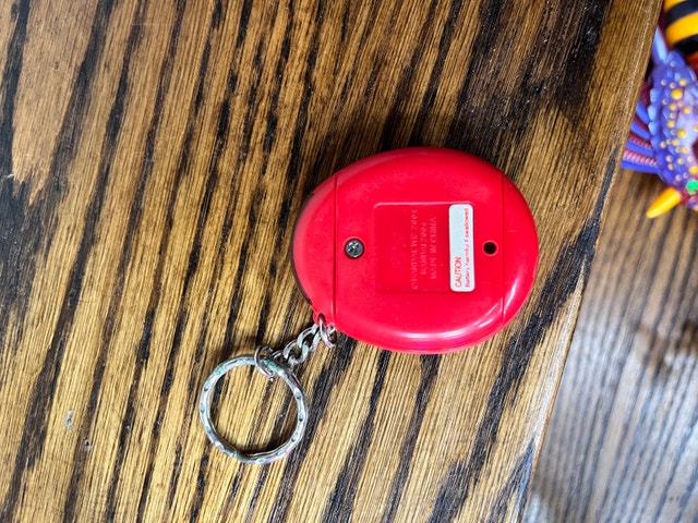 Tamagotchi Connection V2 2004 Red Jellybean Candy Second Edition - photo 3