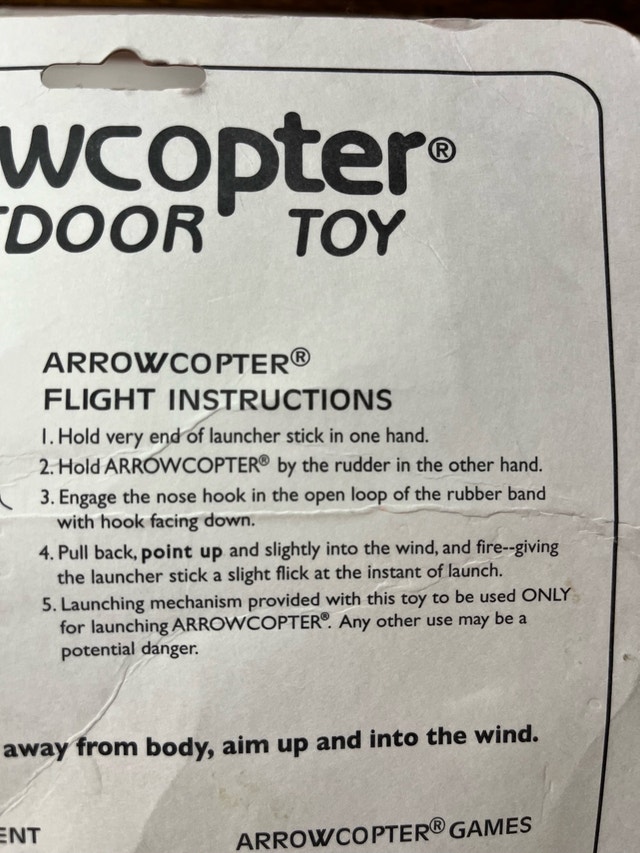 Arrowcopter Flying Toy - photo 4