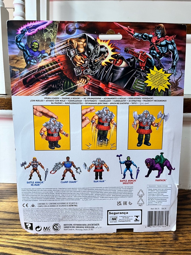 Masters of the Universe Ram Man Action Figure & Comic - photo 2