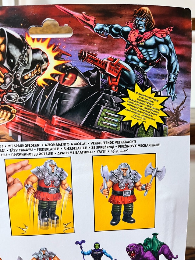 Masters of the Universe Ram Man Action Figure & Comic - photo 5