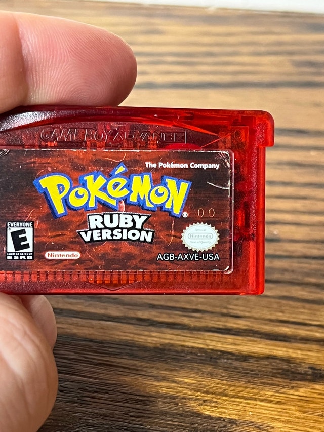 Pokemon Ruby Version GBA Gameboy Advance Nintendo Authentic - photo 3