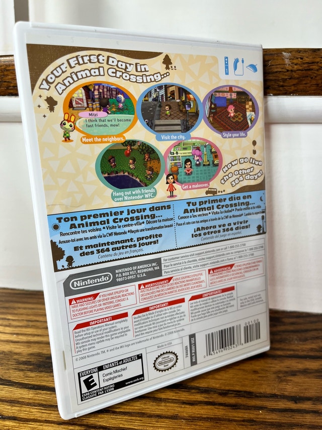 Animal Crossing City Folk Nintendo Wii - photo 2