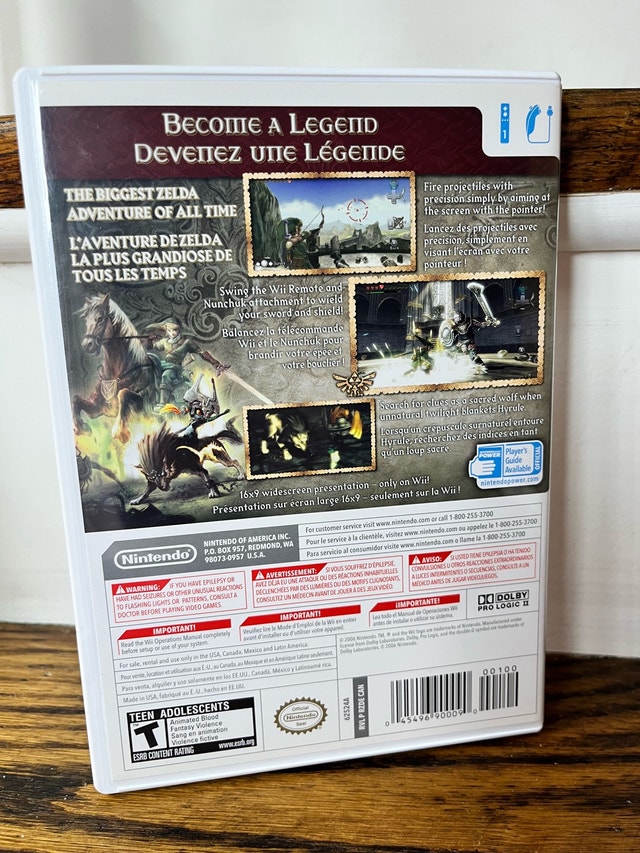 Nintendo Wii Zelda Twilight Princess - photo 2