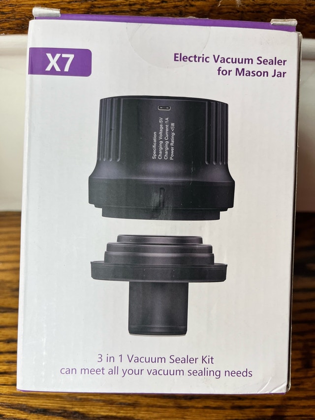 X7 Electric Vacuum Jar Sealer